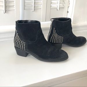 Marc Fisher ‘Zen’ Studded Leather Booties